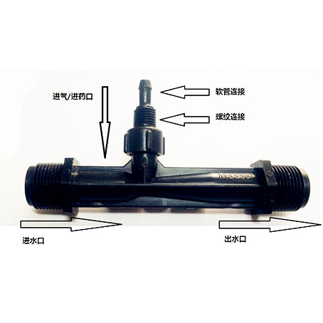 Mazzei PVDF材質射流器 氣水混合文丘里(2)