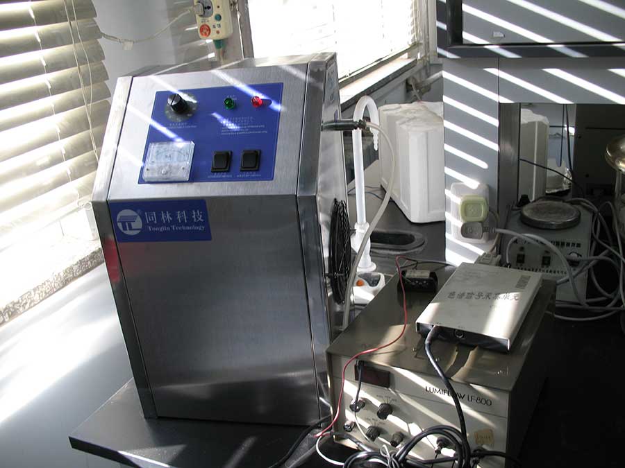 中國農業大學臭氧降解水中農藥實驗(2)