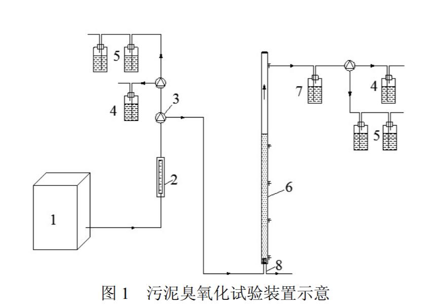 鼓泡塔污泥臭氧化效率及影響因素分析(1)