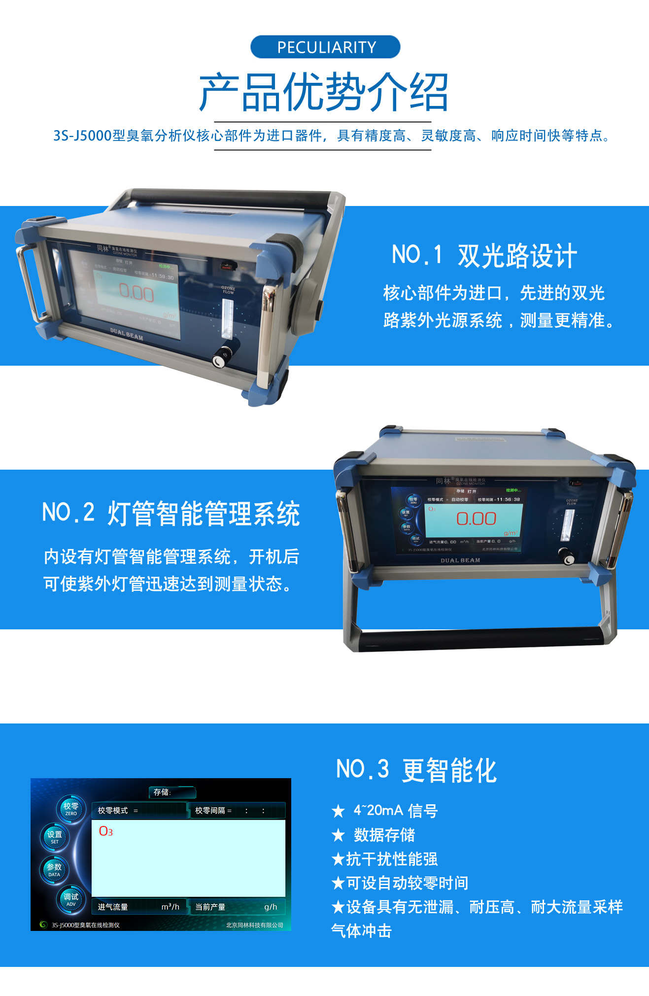 3S-J5000高濃度紫外臭氧在線檢測儀(4)