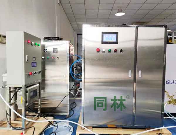 100g/h實驗用臭氧發生器安裝現場(1)